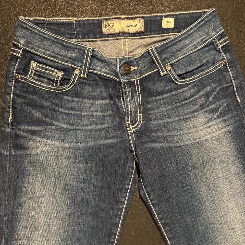 BKE Stella Women's Dark Blue Boot Cut Jeans